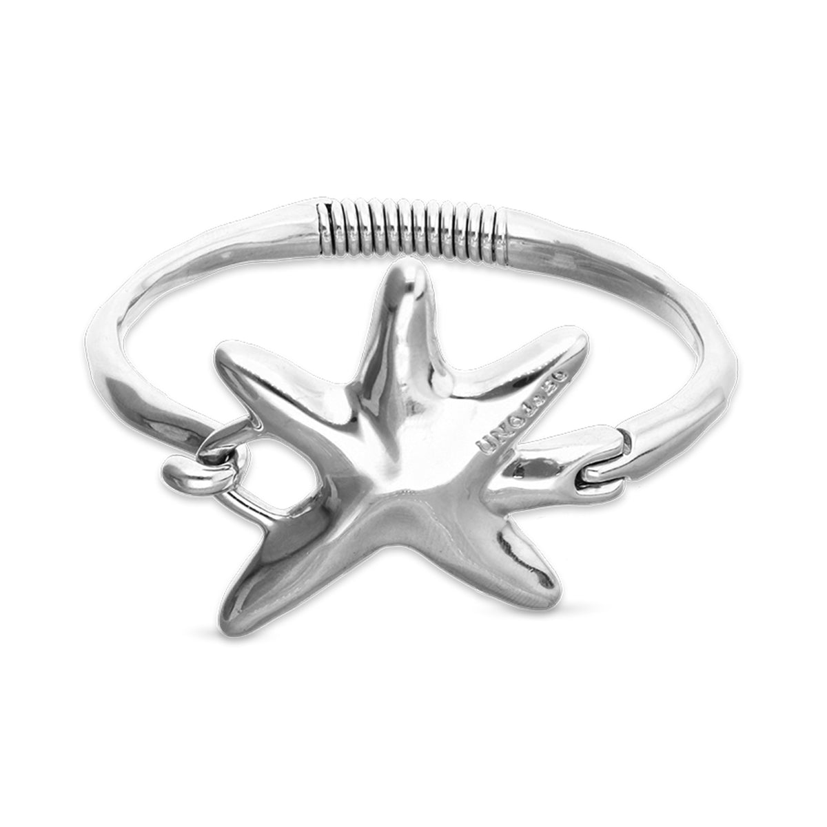 Arcadia Silver-Plated Sculpted Star Cuff Bracelet
