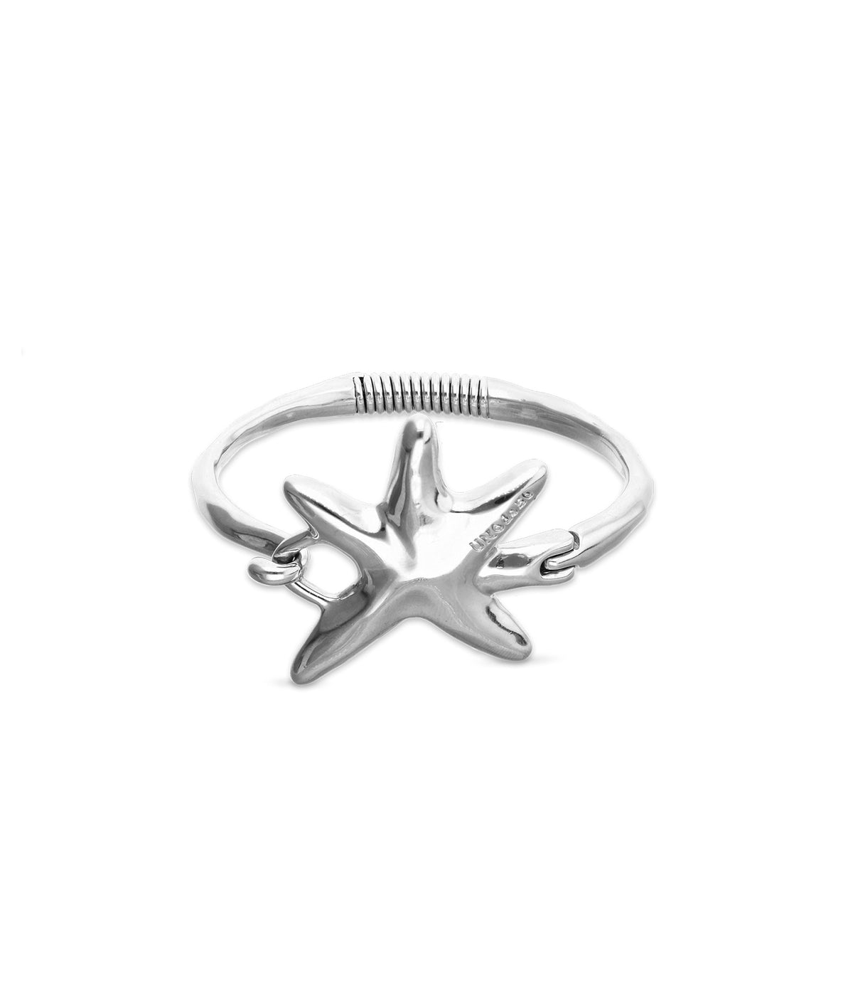 Arcadia Silver-Plated Sculpted Star Cuff Bracelet