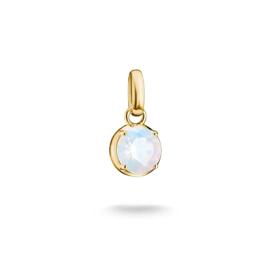 THOMAS SABO 18k Gold-Plated June Birthstone Charm – Connect – individual charm