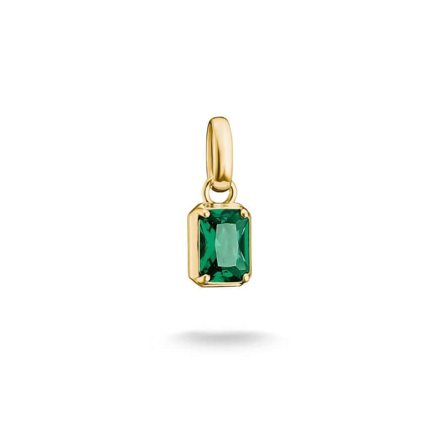 THOMAS SABO 18k Gold-Plated May Birthstone Charm – Connect – individual charm