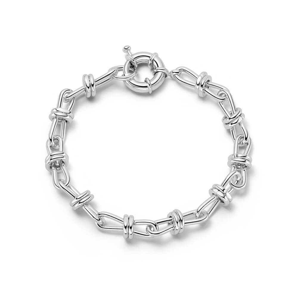 Polly Knot Bracelet - Silver