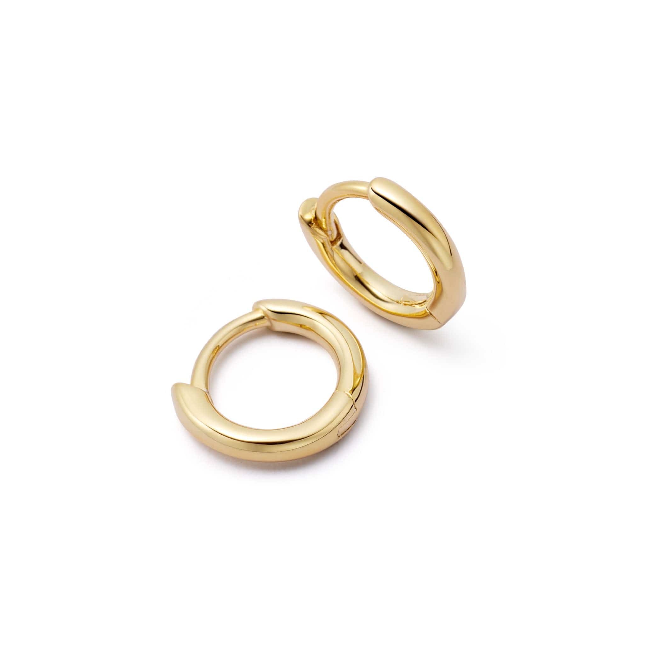 Polly Midi Huggie Earrings - Gold