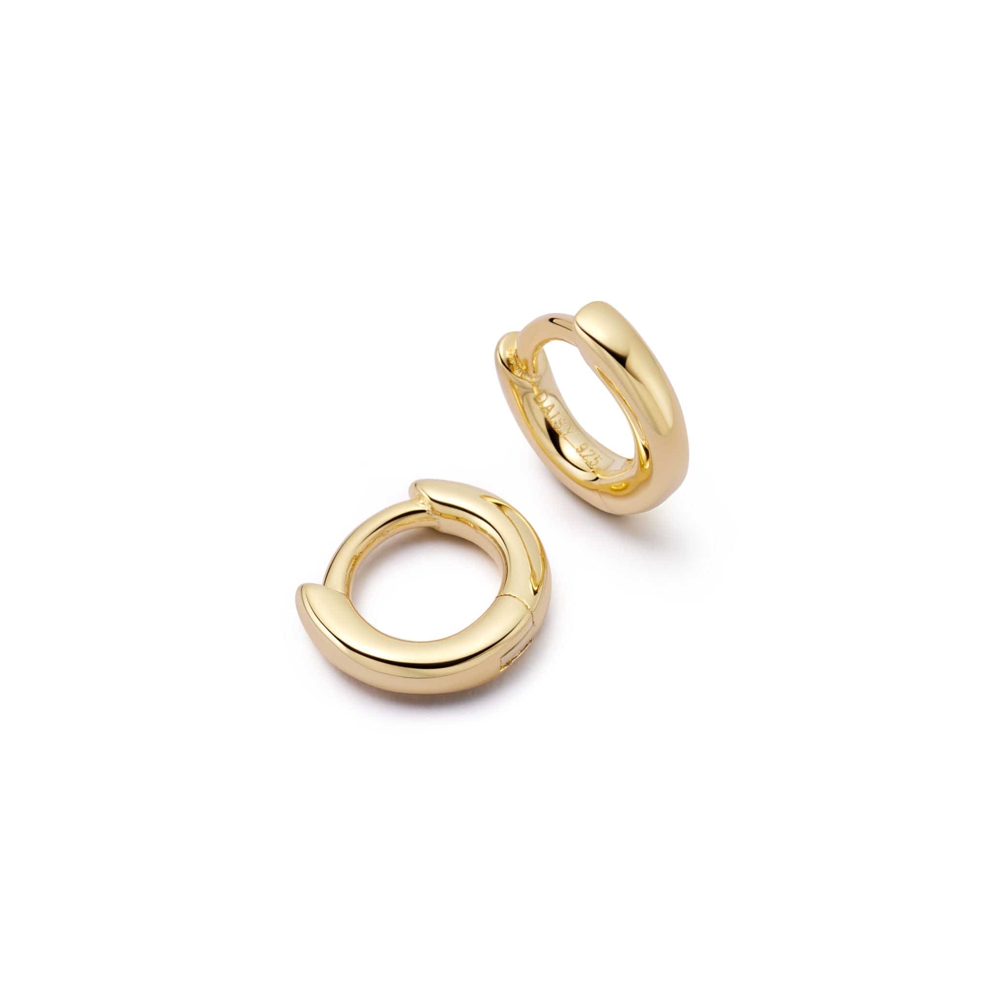 Polly Mini Huggie Earrings - Gold