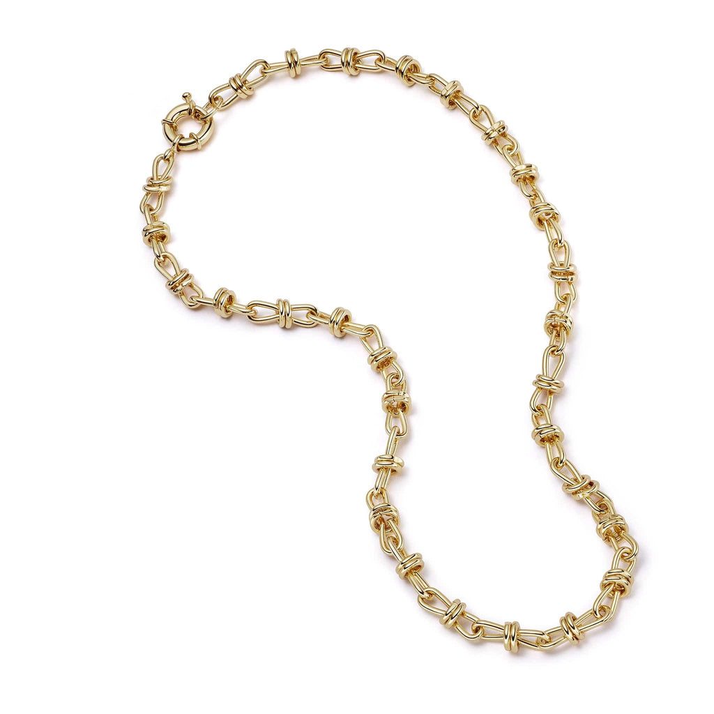 Polly Knot Chain Necklace - Gold