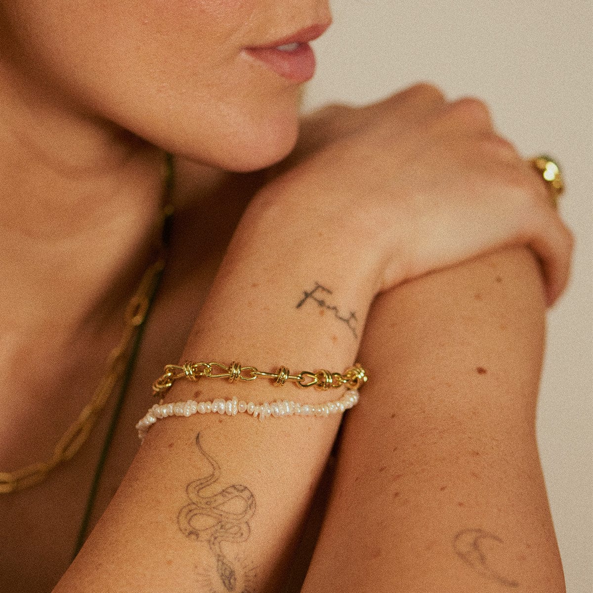 Polly Knot Bracelet - Gold