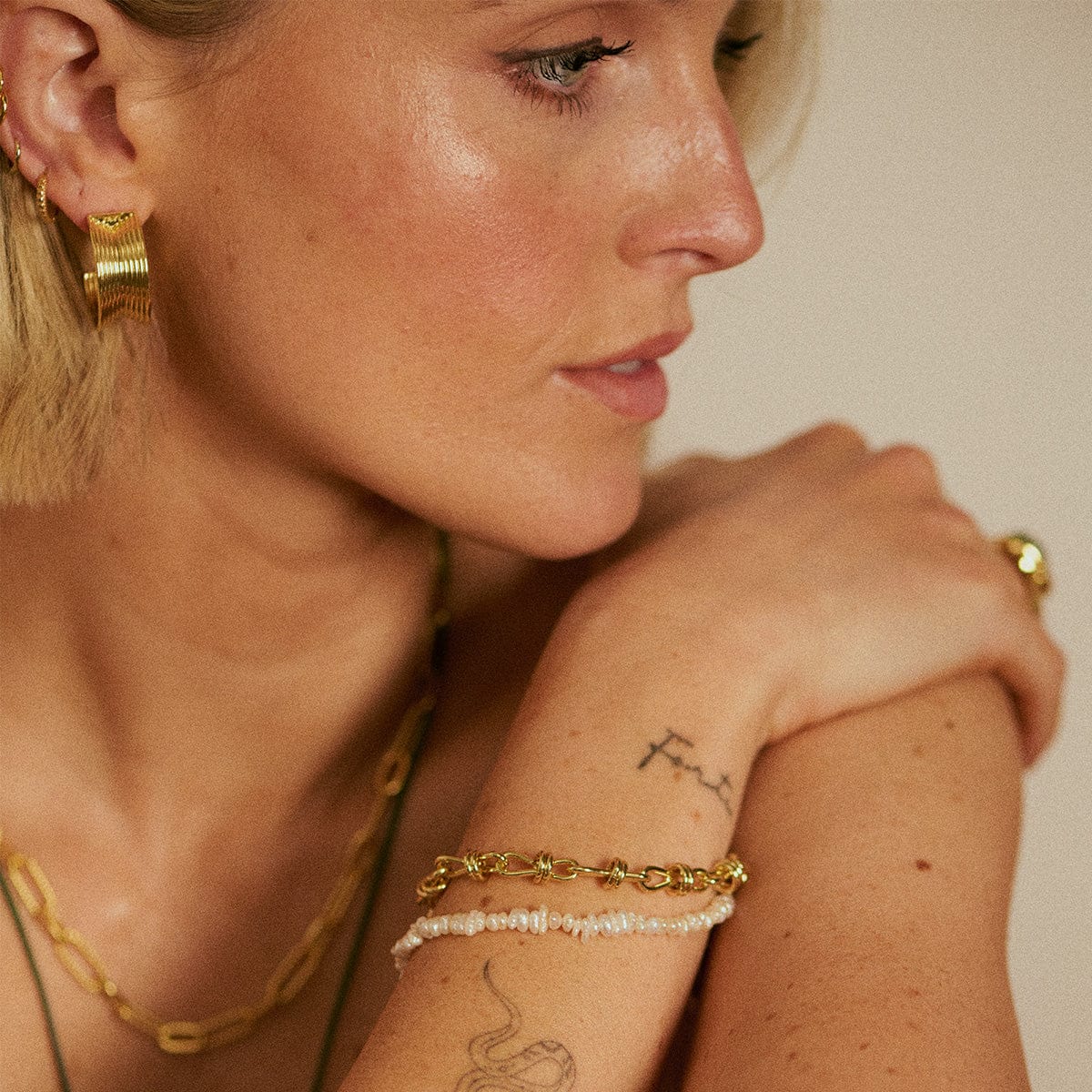 Polly Knot Bracelet - Gold