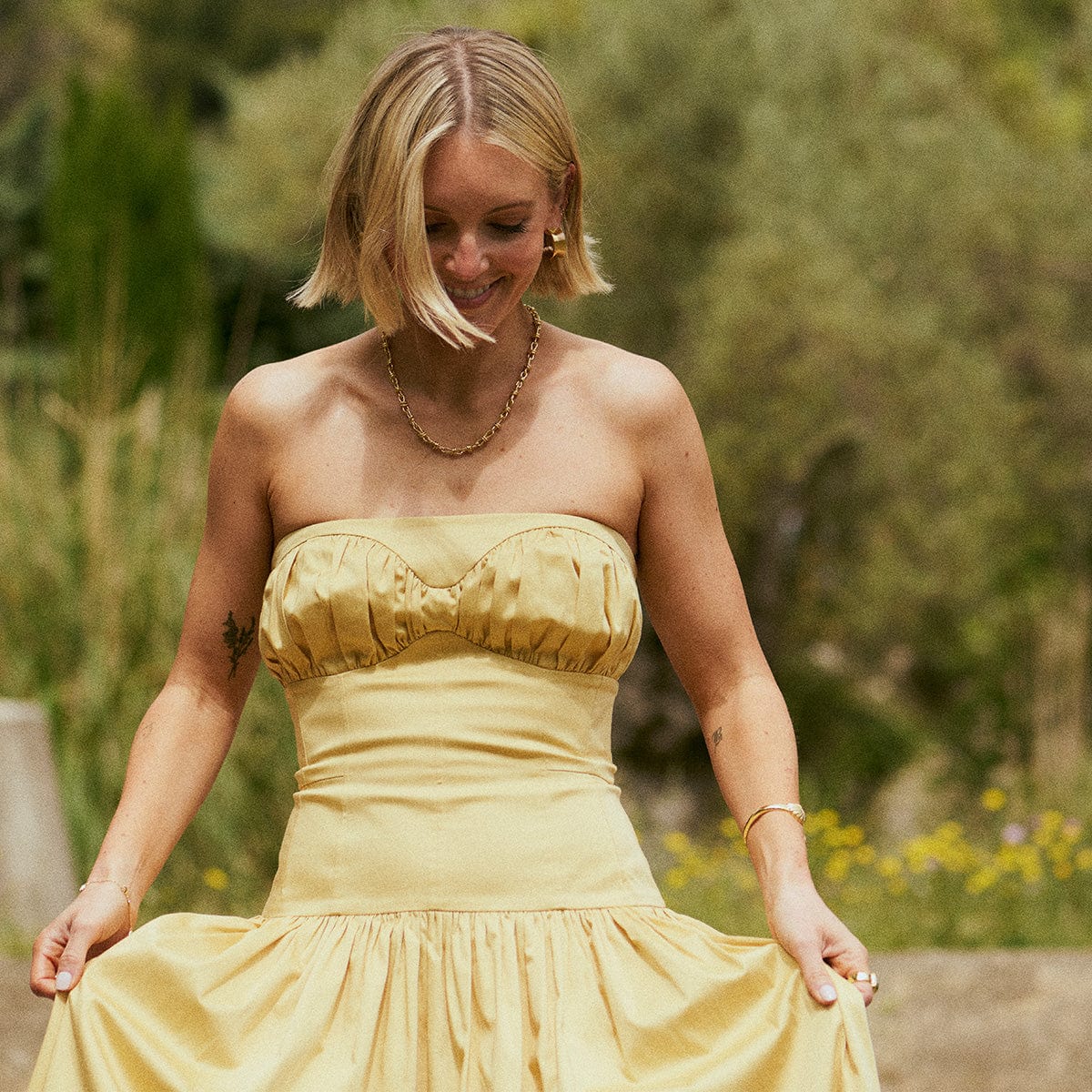 Polly Knot Chain Necklace - Gold