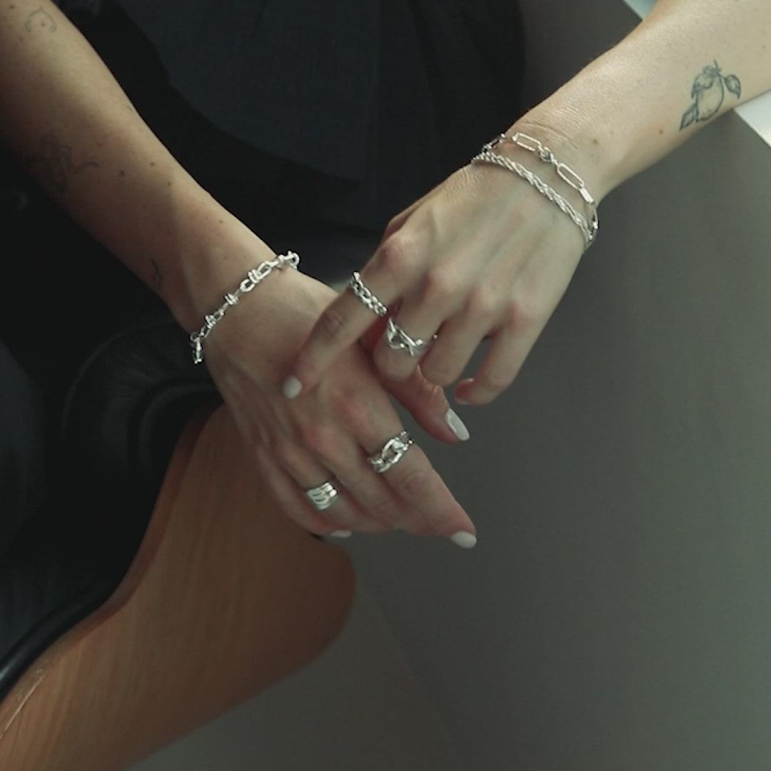 Polly Knot Bracelet - Silver